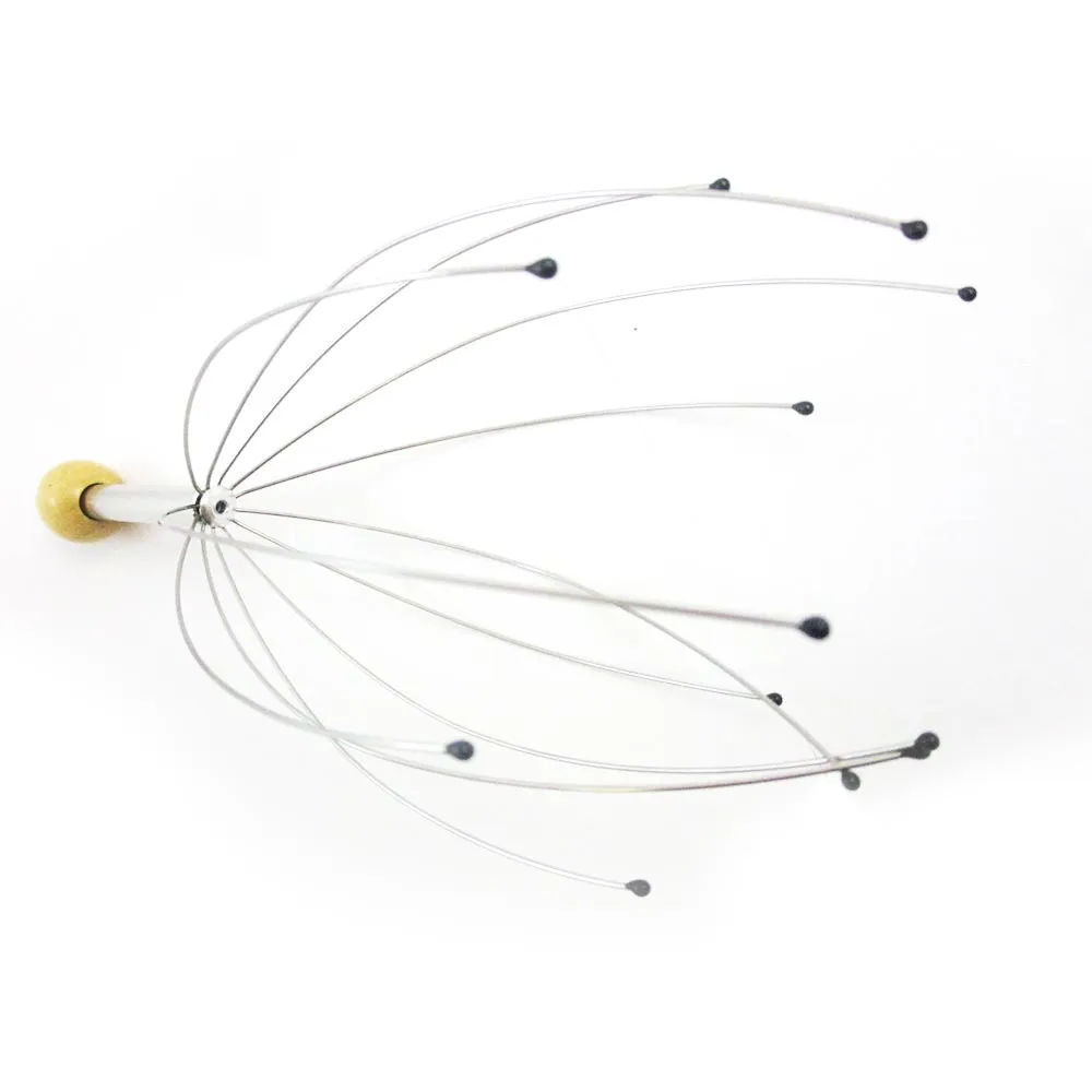 1 Scalp Head Massager Scratcher Neck Massage Octopus Stress Relax Spa Therapy !