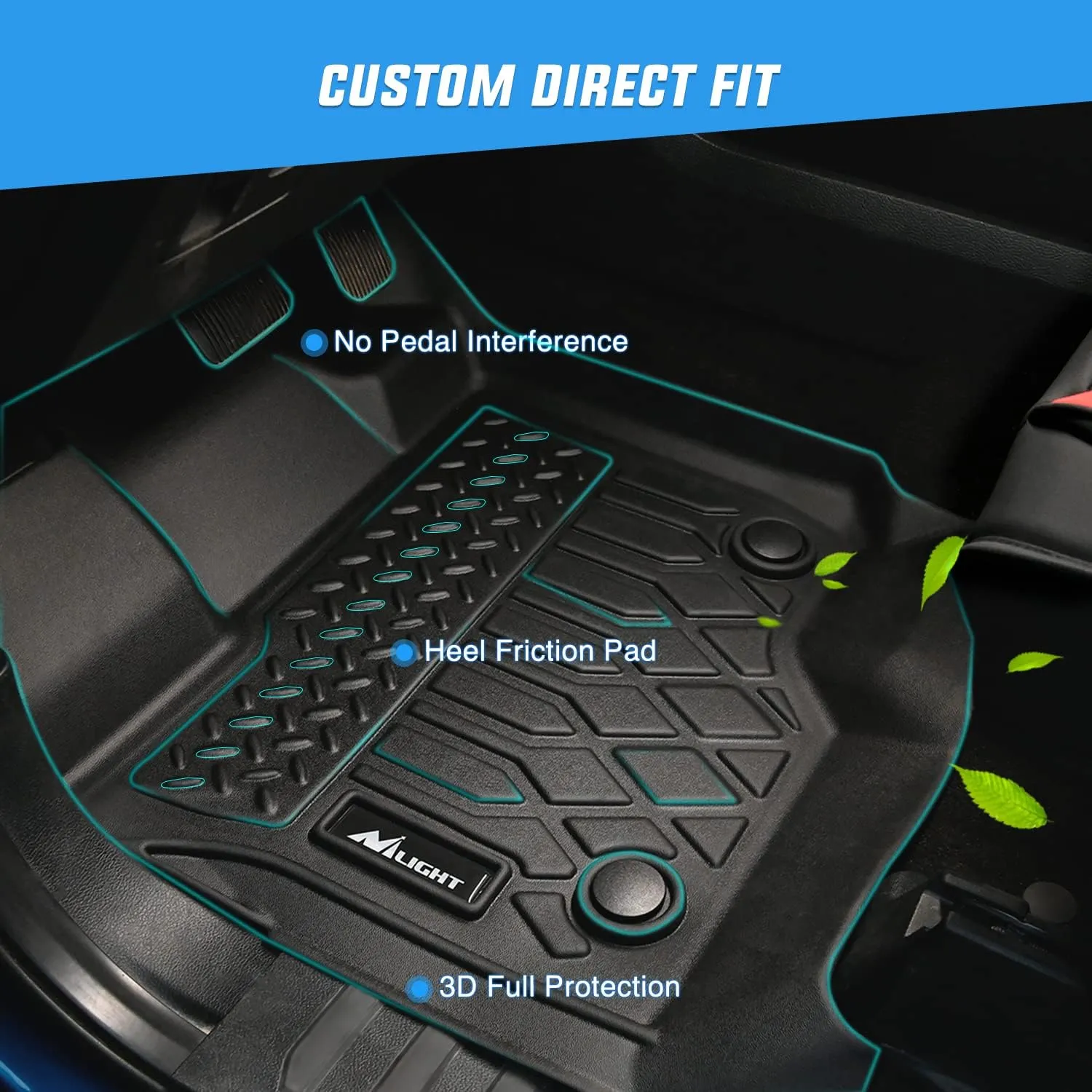 2021-2025 Chevy Trailblazer FWD TPE Floor Mats