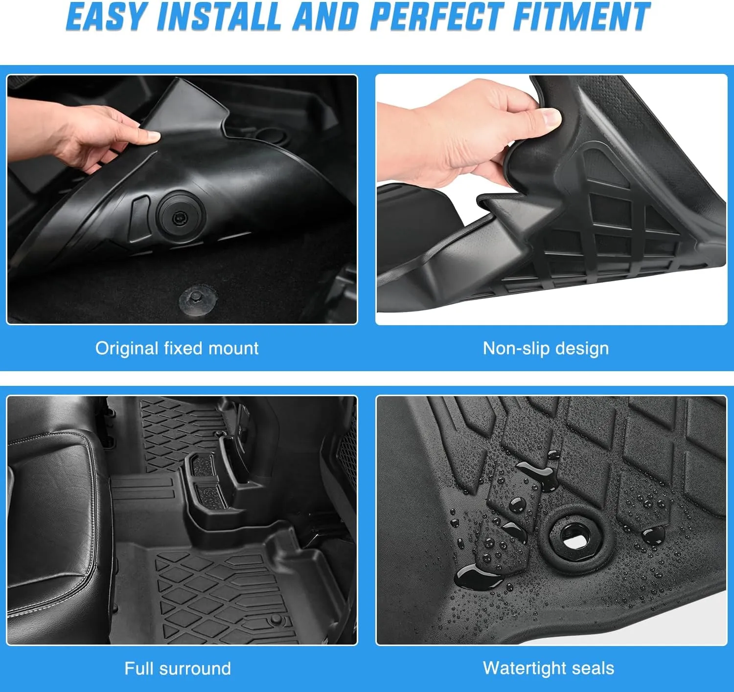 2021-2025 Chevy Trailblazer FWD TPE Floor Mats