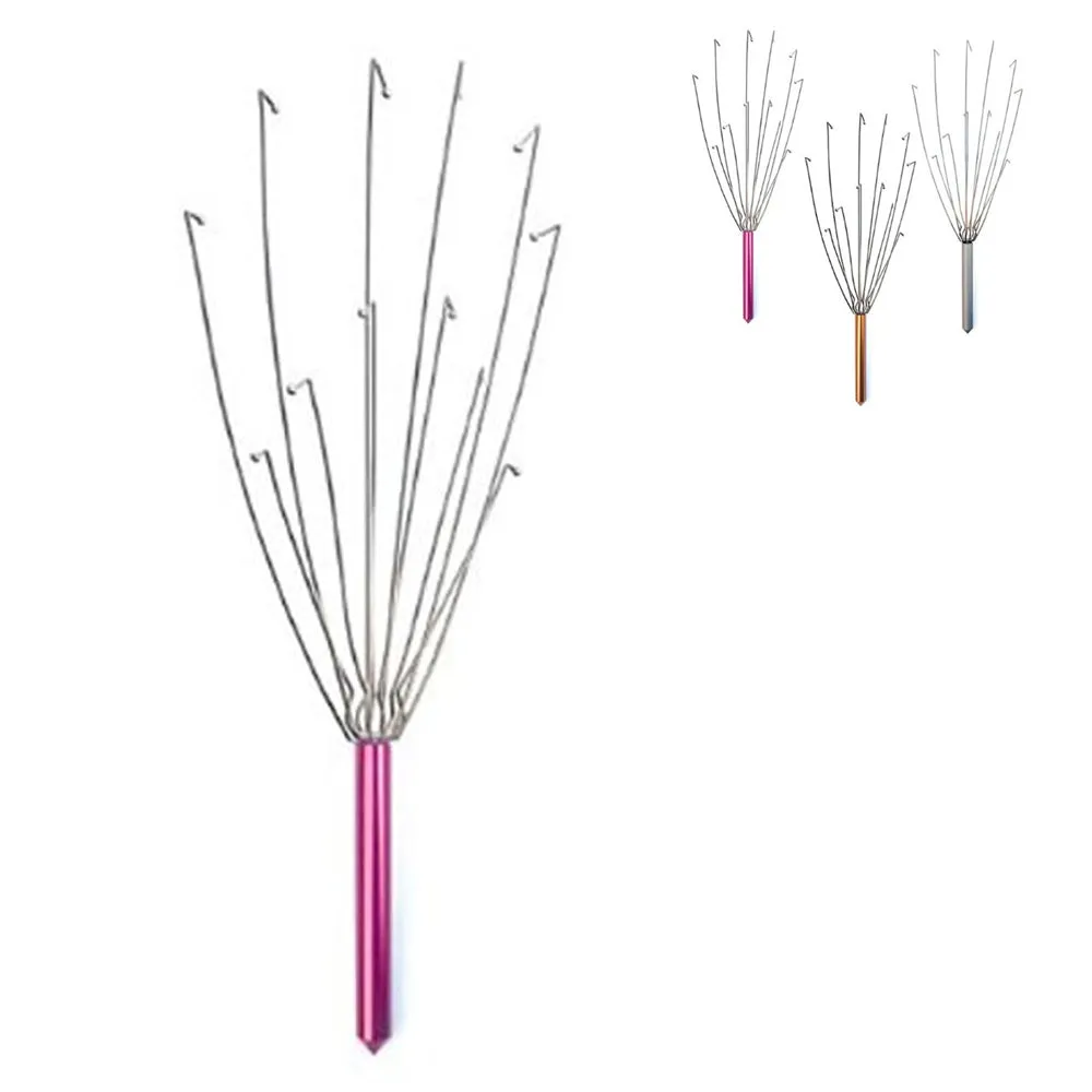 2pc Kikkerland Body Massager Scalp Head Back Scratcher Stress Relief Acupressure