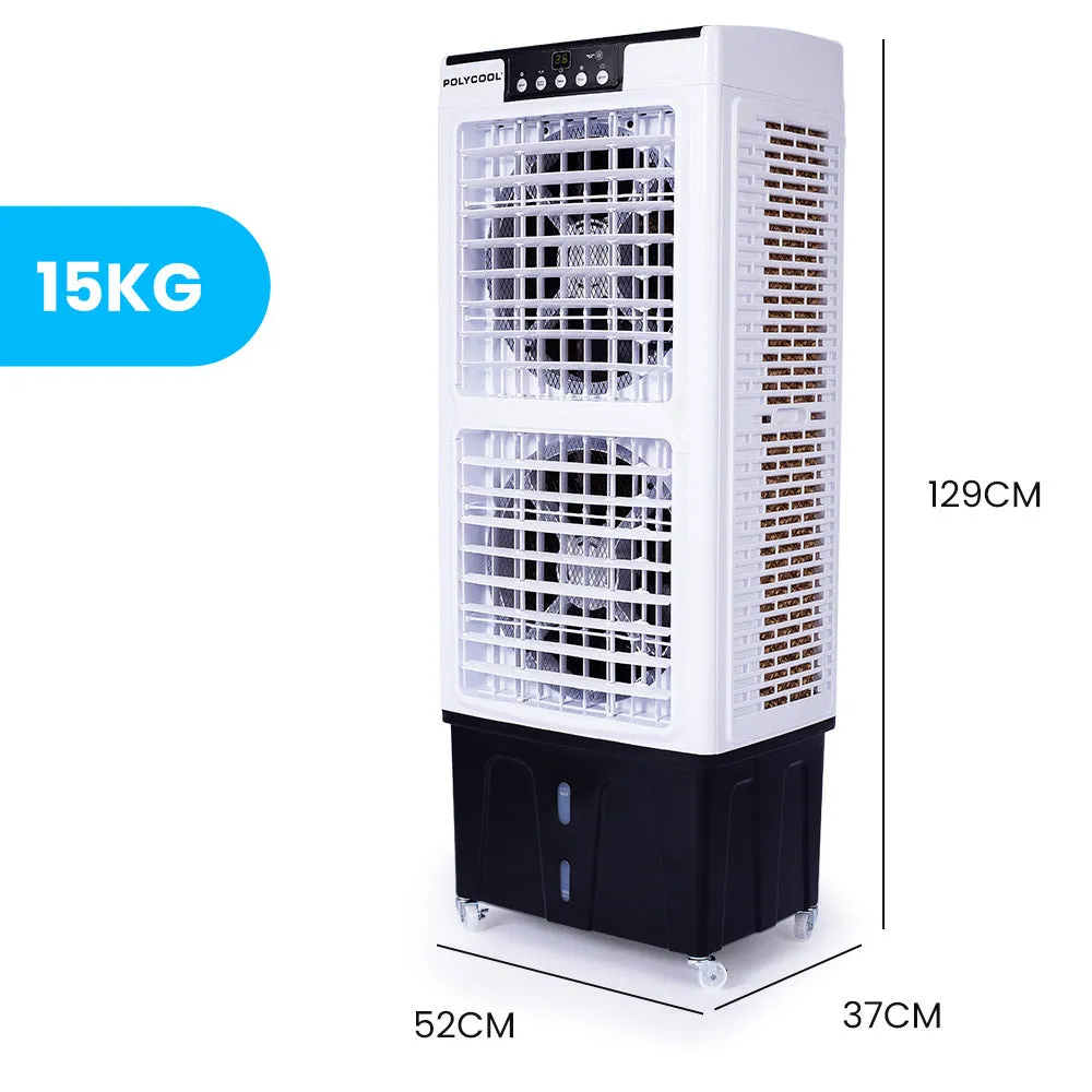 35L Portable Evaporative Air Cooler | 220W | 24 Hour Timer | 4 in 1 Cooling Fan | Remote Control