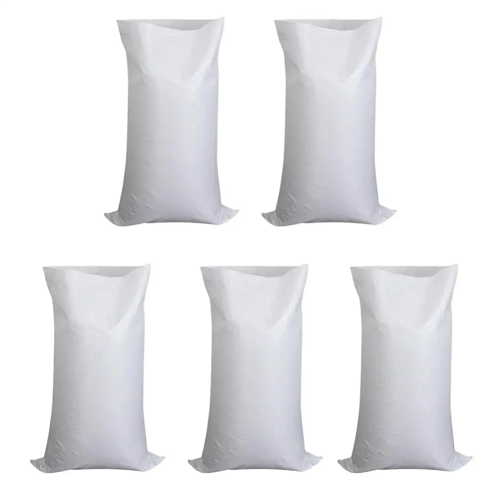 5 10pcs Flood Sandbags Flood Control Belt Pp Sandbag Flood Bag Thickened Flood Water Control Sand Bag Plastic Uv Resistant