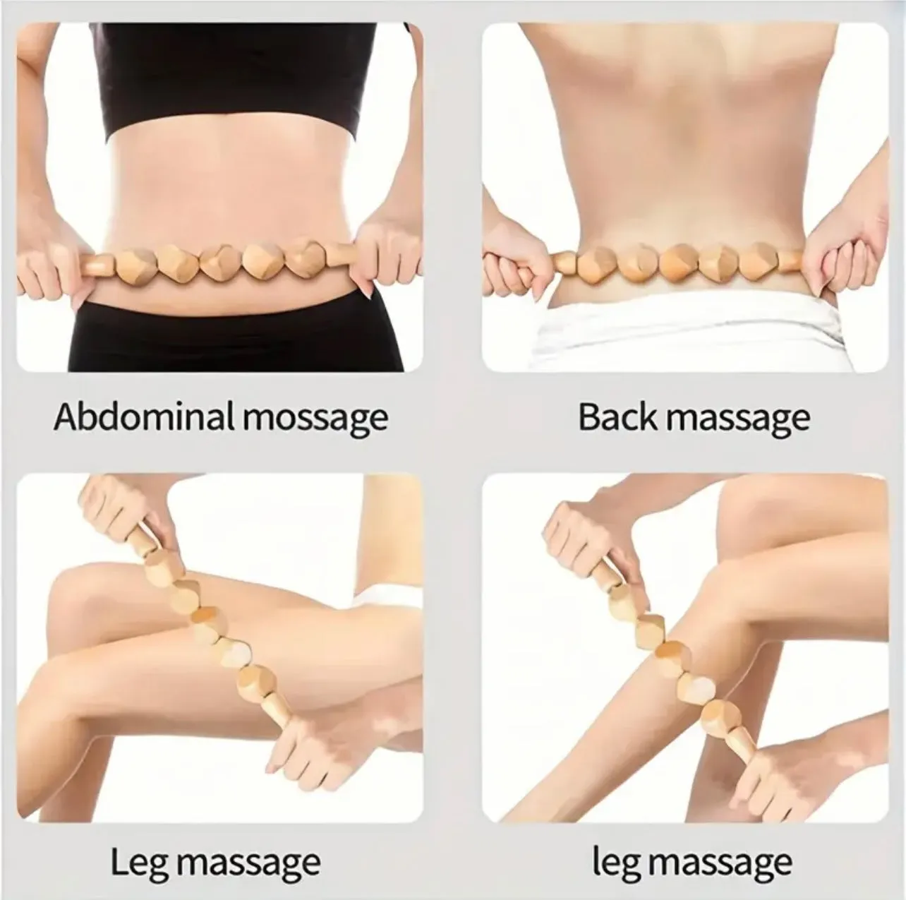 7 Piece Wood Therapy Body Sculpting Set