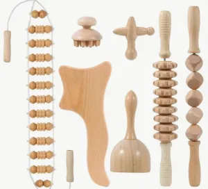 7 Piece Wood Therapy Body Sculpting Set