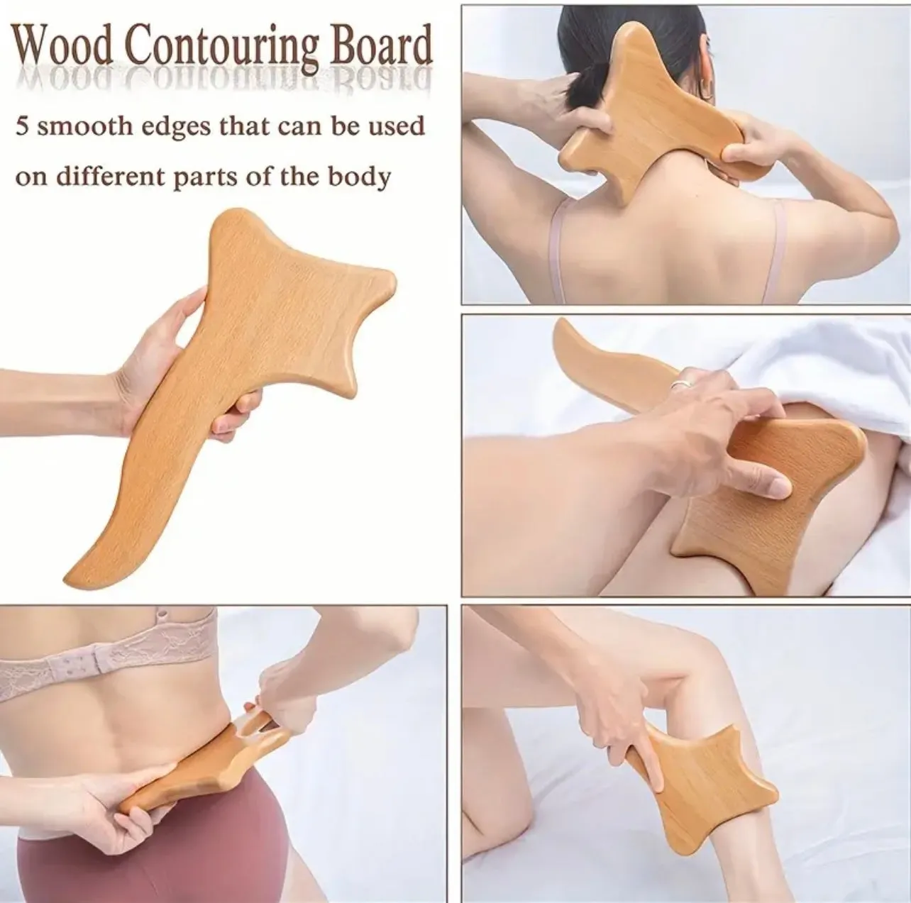 7 Piece Wood Therapy Body Sculpting Set