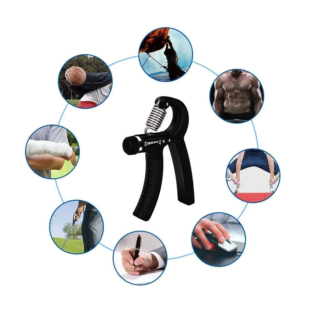 Adjustable Hand Strengthening Gripper (10 to 40 Kg) for Men & Women for Home & Gym exercise