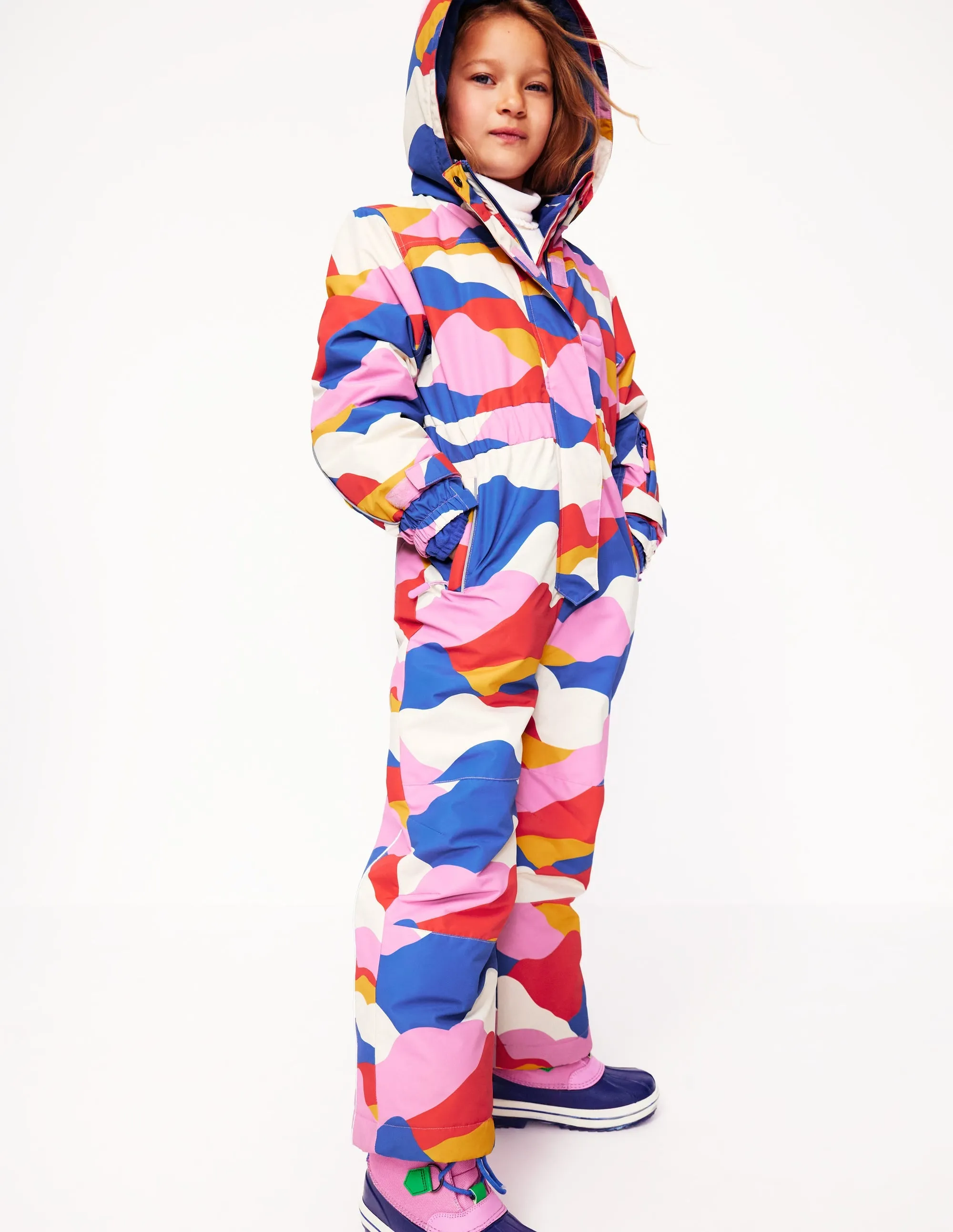 All-Weather Ski All-In-One-Cosmos Pink Ski Camo