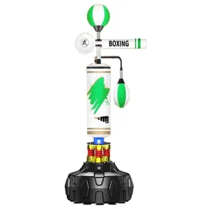 Children Adult Reaction Ball Rotation Training Equipment - Adult Model White Green
