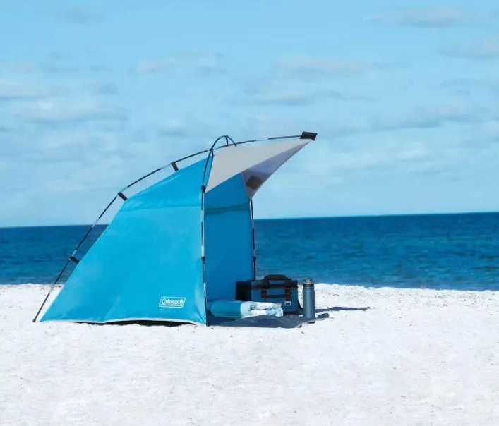 Coleman Skyshade Compact Beach Shade Caribbean Sea