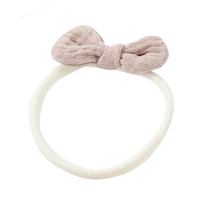 Elastic 100% Organic Cotton Hair Accessories Baby Girl. إكسسوارات شعر مرنة مصنوعة من القطن العضوي بنسبة 100%،