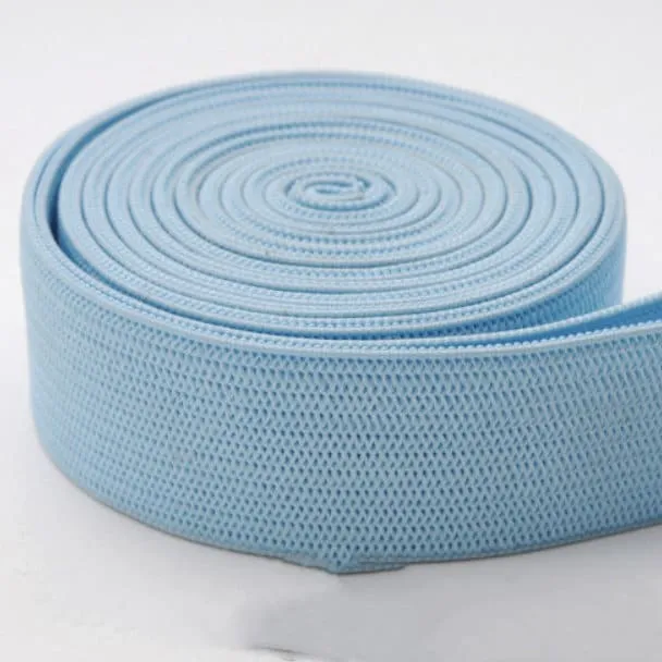 Elastic Band, Elastic Webbing, Clothing Accessories, Double-Sided, Elastic Trim, Elastic Ribbon, Sewing Elastic,  Waistband Elastic