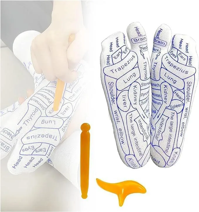 Foot Massage Acupressure Socks (SOCKS   STICK)