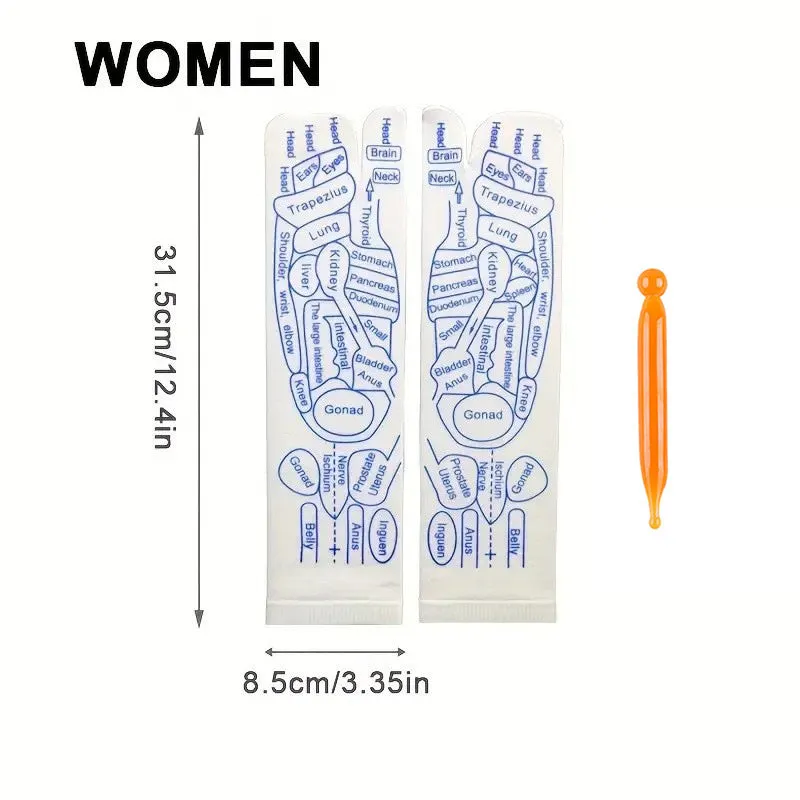 Foot Massage Acupressure Socks (SOCKS   STICK)