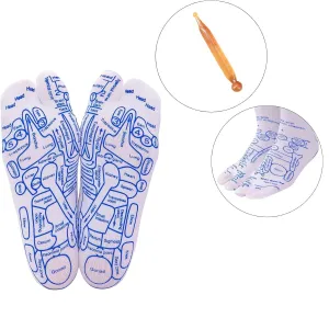 Foot Massage Acupressure Socks (SOCKS   STICK)