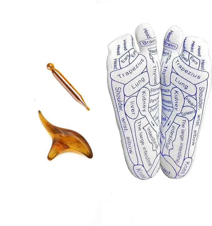 Foot Massage Acupressure Socks (SOCKS   STICK)
