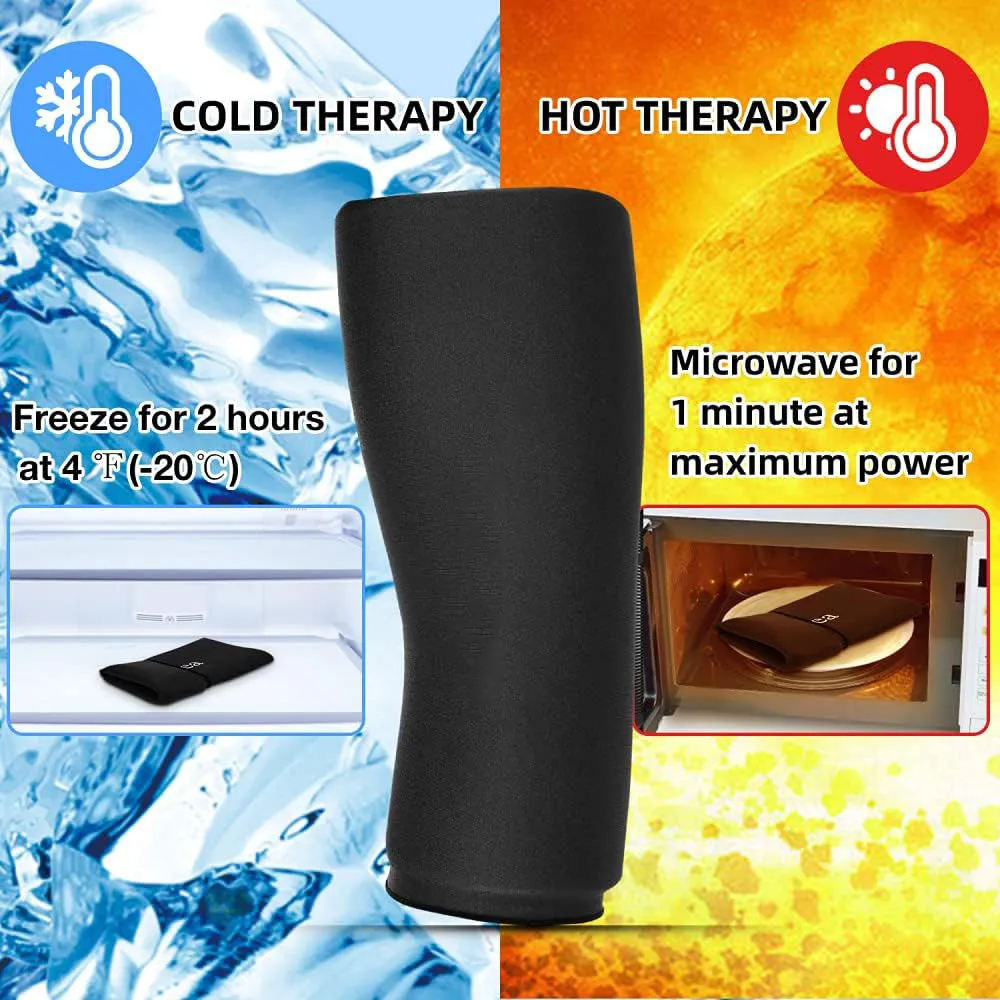 Gel Pack for Injury Cold Wrap for Knee Calf Elbow-L