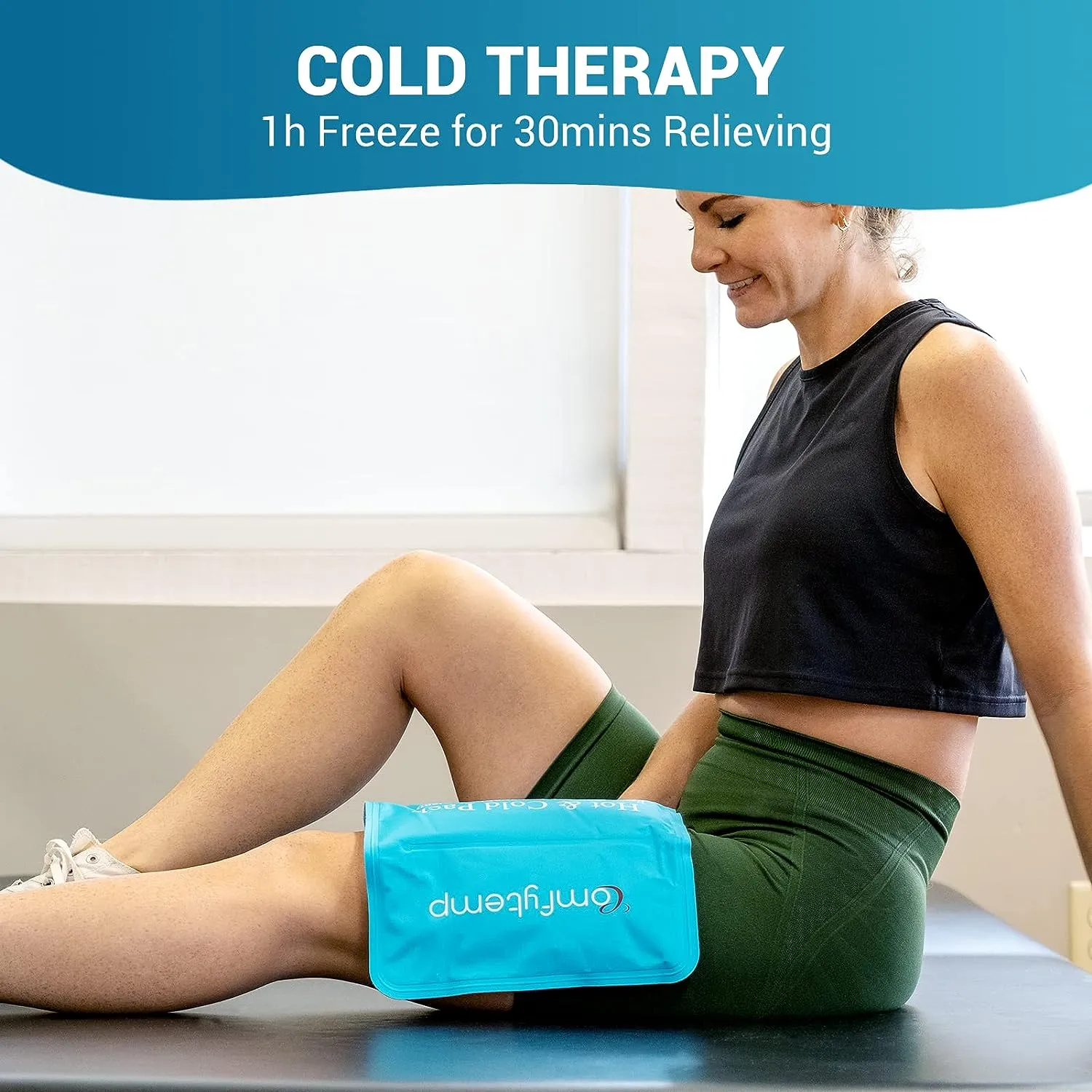 Ice Packs for Injuries with Strap 10.5"x14.5"