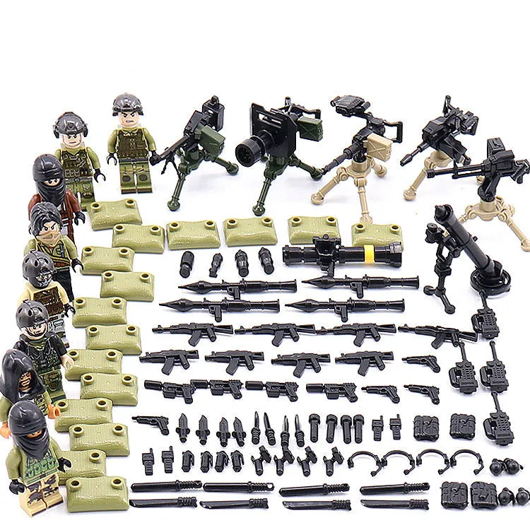 Insurgent Heavy Weapons Cell - 8 Man Team - Mil-Blox