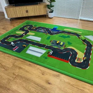 Kids Car Mat - Race Track Mat By Muscle Mat