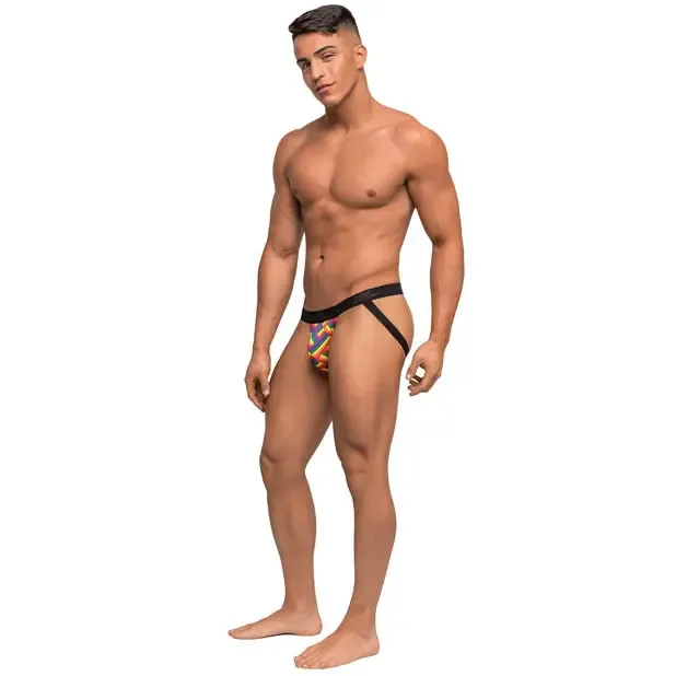 Male Power Pride Fest Jock Print L/XL