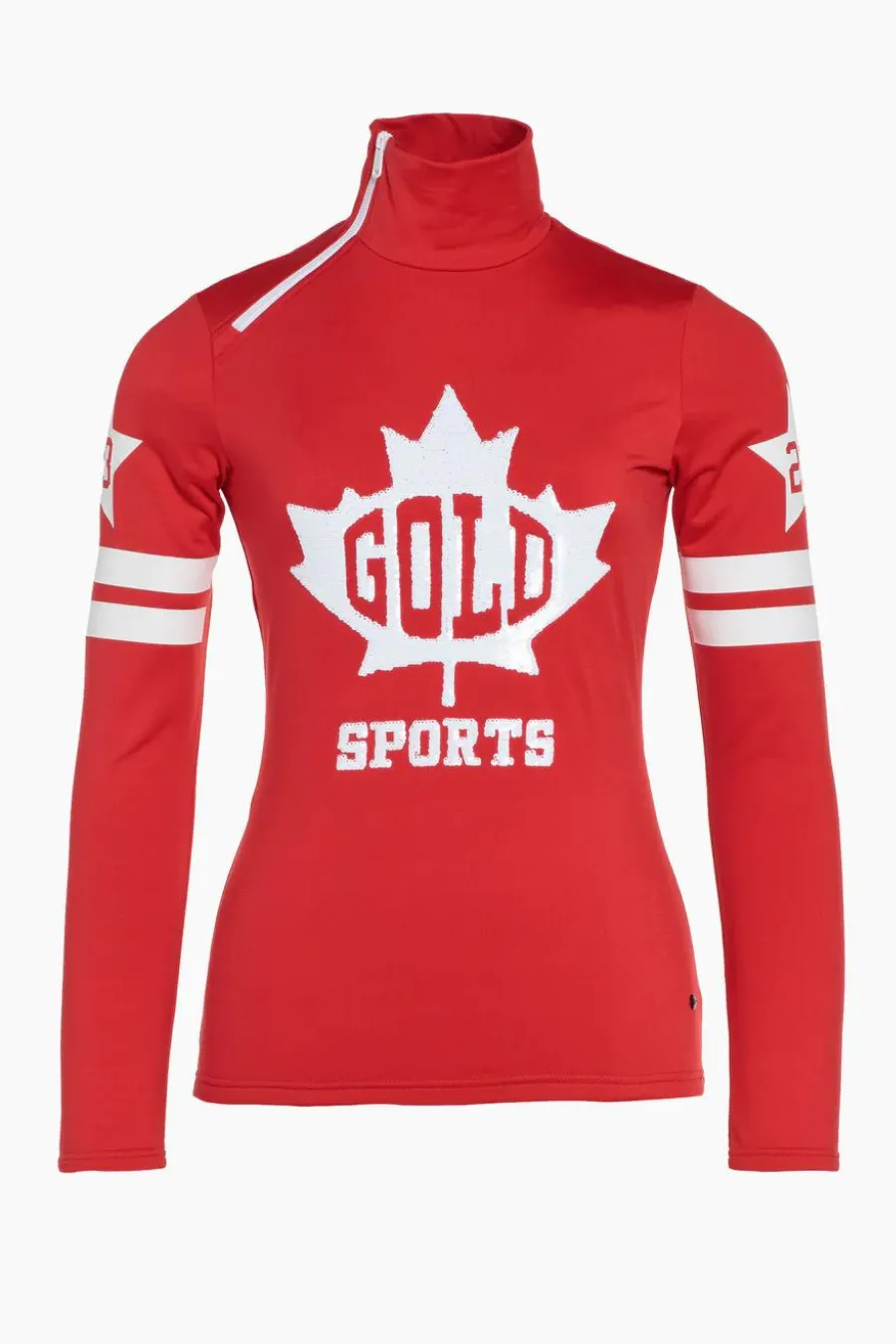 Maple Leaf Ski Pully Flame