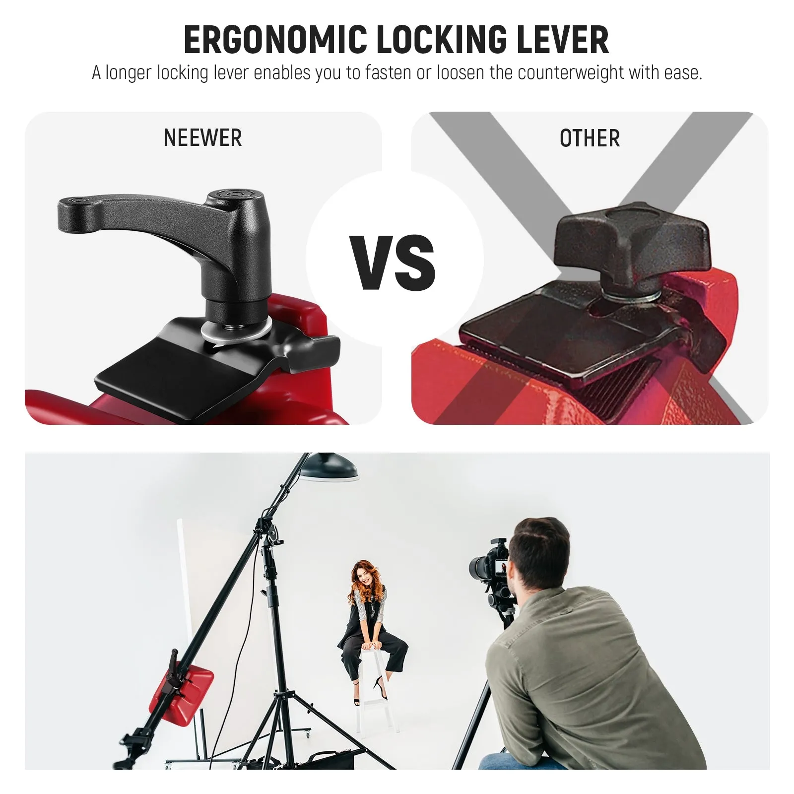 NEEWER UA037 8.8lb/4kg Counterweight with Lock Lever