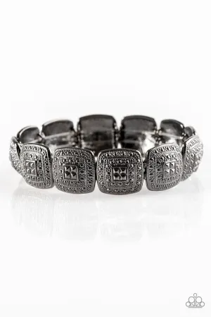 Radiantly Riviera Black-Bracelet