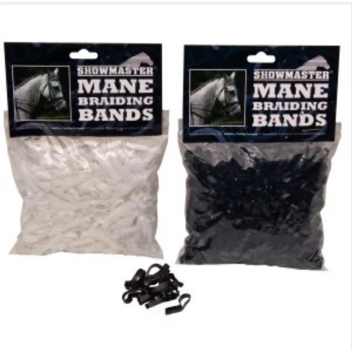 Showmaster Silicon Braiding Bands