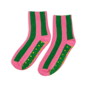 stripes cozy grip socks