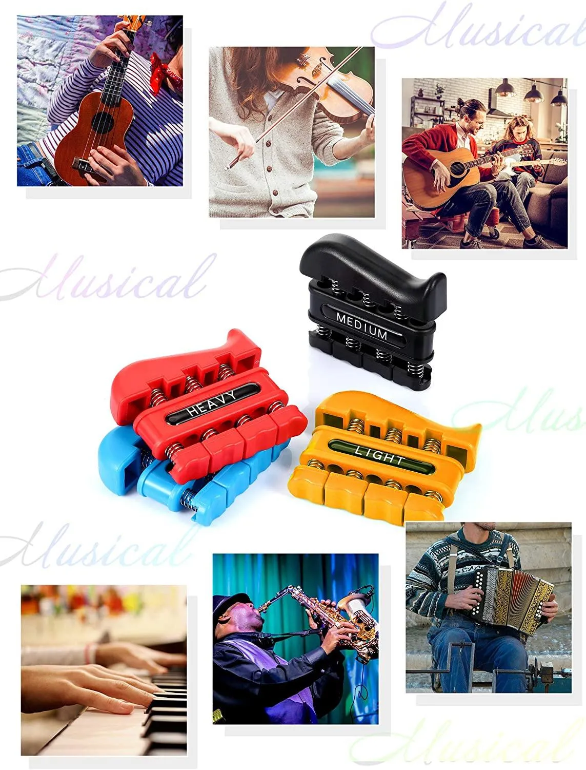 Unleash Your Finger Power: BBTO Finger Strengthener Hand Exerciser - Elevate Your Guitar Skills, Conquer Rock Climbing, and Boost Physical Therapy!
