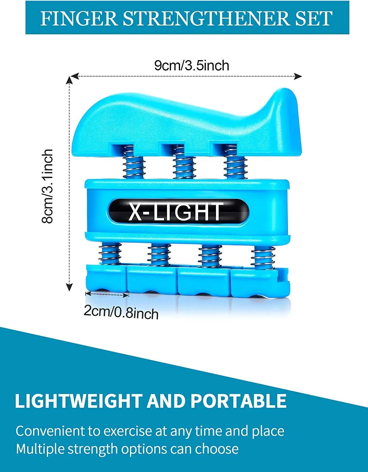 Unleash Your Finger Power: BBTO Finger Strengthener Hand Exerciser - Elevate Your Guitar Skills, Conquer Rock Climbing, and Boost Physical Therapy!