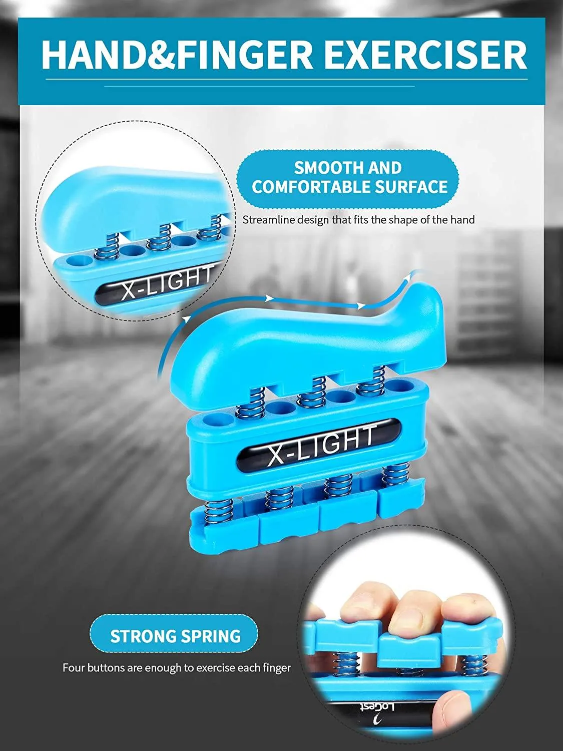 Unleash Your Finger Power: BBTO Finger Strengthener Hand Exerciser - Elevate Your Guitar Skills, Conquer Rock Climbing, and Boost Physical Therapy!