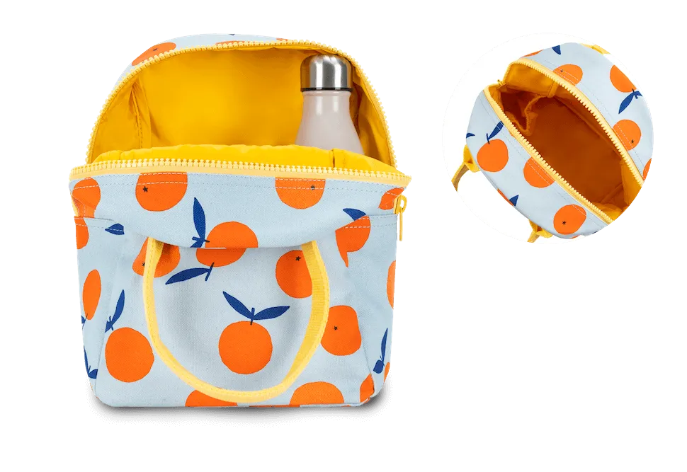 Zipper Lunch Bag - Oranges by Fluf